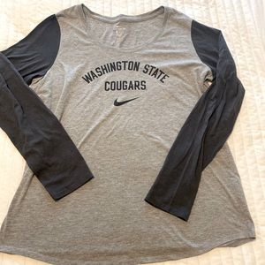 Nike grey long sleeve tee.
